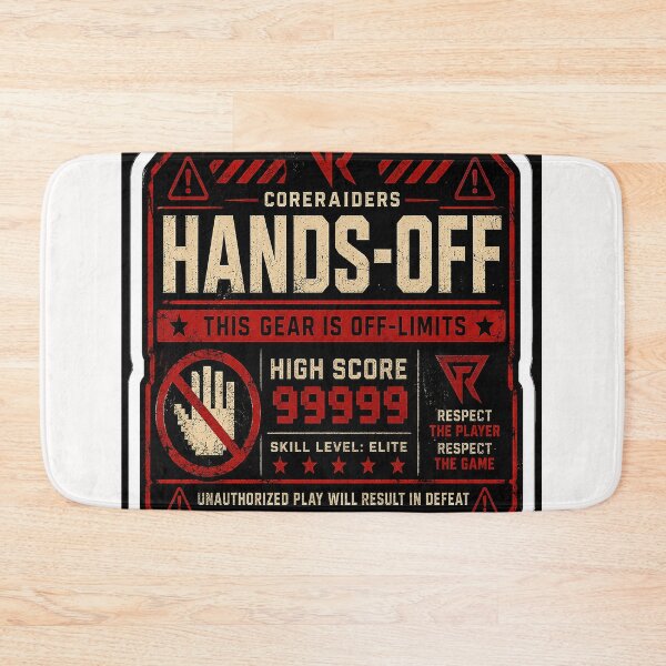 Item preview, hands off sticker designed and sold by CoreRaiders.