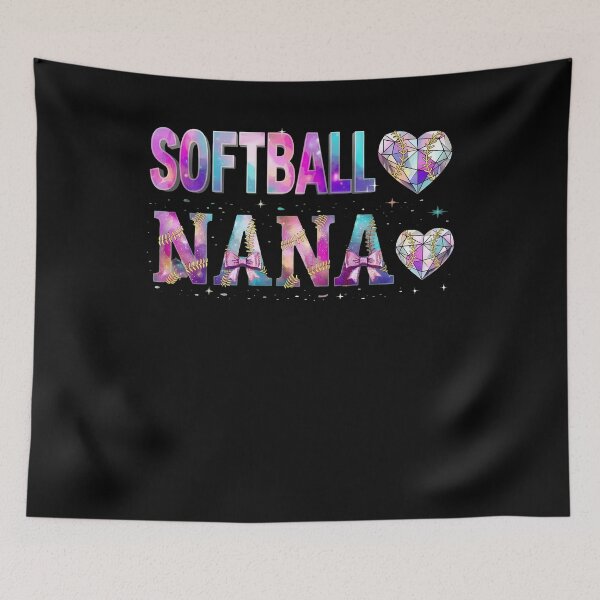 Item preview, Galaxy Glitter Softball Nana Design designed and sold by LashondaGreen89.