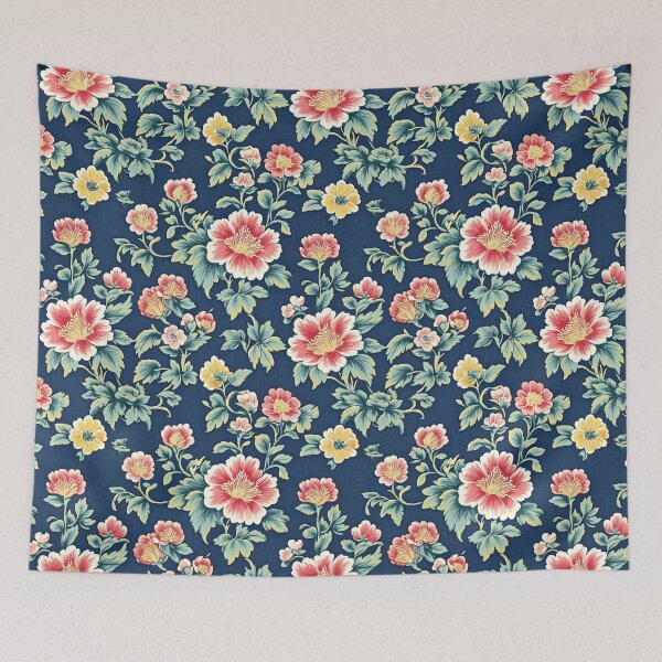 Item preview, Chic Jacobean Flower - Hawaiian Flower Pattern   - Sympathy Gifts designed and sold by RoyalStarsPatts.