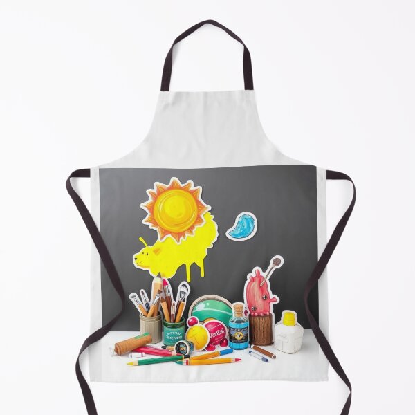 Item preview, Creative Artist Workspace – Painting Tools & Fun Icons Sticker Set designed and sold by Yasmine Mohammed.