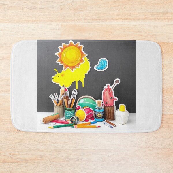 Item preview, Creative Artist Workspace – Painting Tools & Fun Icons Sticker Set designed and sold by Yasmine Mohammed.