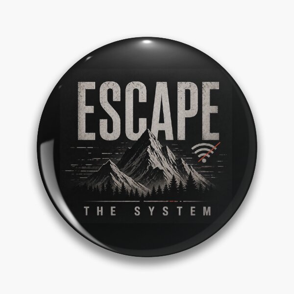 Item preview, Escape The System Minimalist Rebellion Mountain designed and sold by the-dovlat.