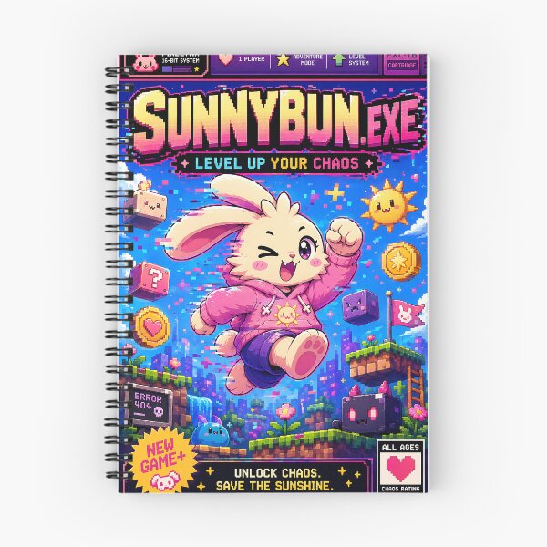 Item preview, Sunnybun.exe - Sube de nivel tu caos en esta aventura de pixel art retro designed and sold by ForestCuties.