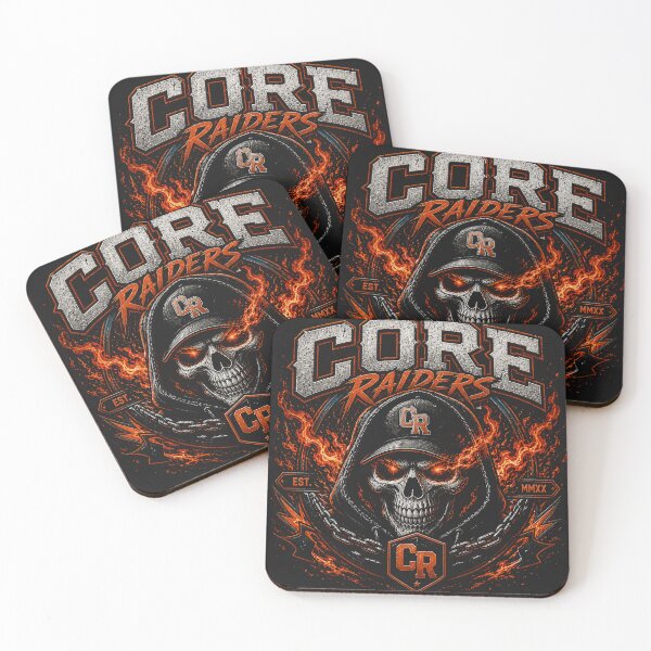Item preview, CoreRaiders Skull Fire Logo Streetwear Design 5 designed and sold by CoreRaiders.