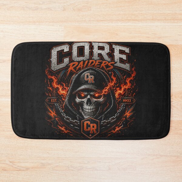 Item preview, CoreRaiders Skull Fire Logo Streetwear Design 5 designed and sold by CoreRaiders.