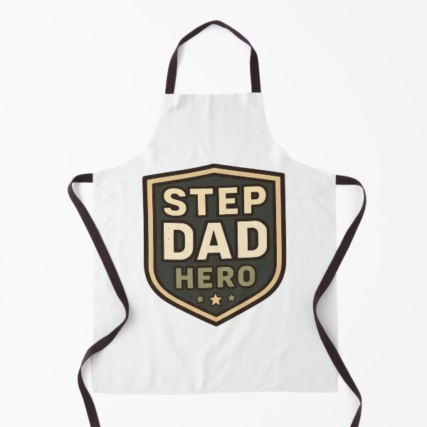 Item preview, Step Dad Hero Vintage Shield Retro Father's Day Badge designed and sold by EchoPrint Co..