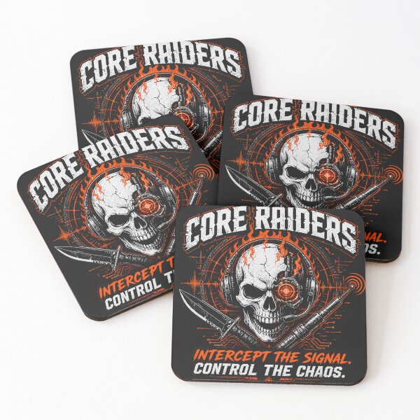 Item preview, CoreRaiders Skull Fire Logo Streetwear Design 4 designed and sold by CoreRaiders.