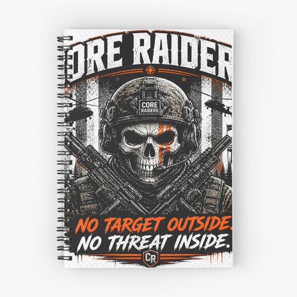Item preview, CoreRaiders Skull Fire Logo Streetwear Design 3 designed and sold by CoreRaiders.