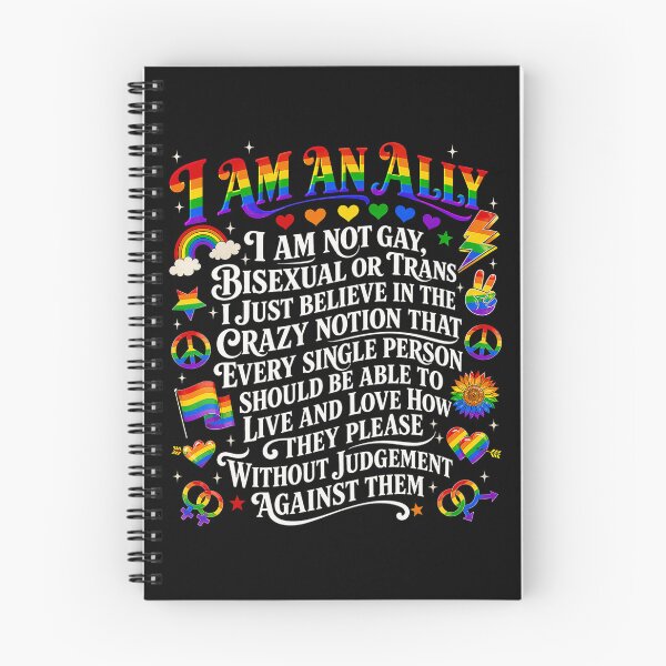 Item preview, I Am an Ally Not Gay Bisexual Or Trans LGBTQ Pride Men Women designed and sold by Patchina.