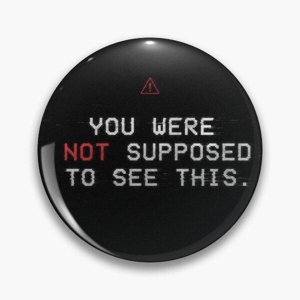 Item preview, Unauthorized Access Glitch Cyberpunk Warning designed and sold by the-dovlat.