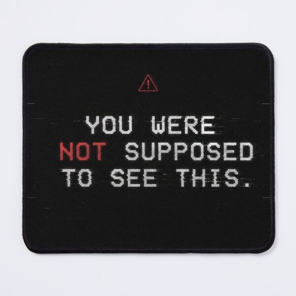 Item preview, Unauthorized Access Glitch Cyberpunk Warning designed and sold by the-dovlat.