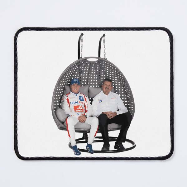 Item preview, Guenther Steiner Mick Schumacher Aldi Brochure Chair designed and sold by RealArtIsBetteg.