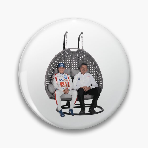 Item preview, Guenther Steiner Mick Schumacher Aldi Brochure Chair designed and sold by RealArtIsBetteg.