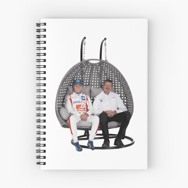 Item preview, Guenther Steiner Mick Schumacher Aldi Brochure Chair designed and sold by RealArtIsBetteg.