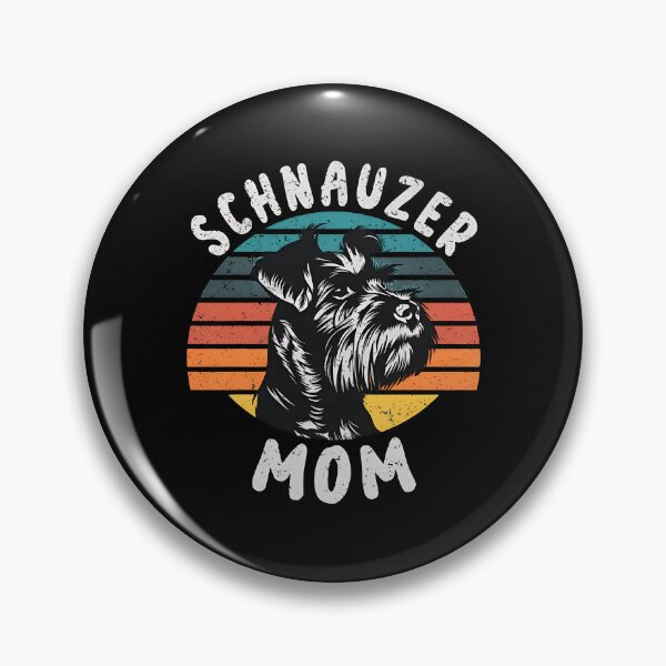 Item preview, Schnauzer Mom Vintage Retro Sunset Dog Mom designed and sold by Dmo3HarkoArt.