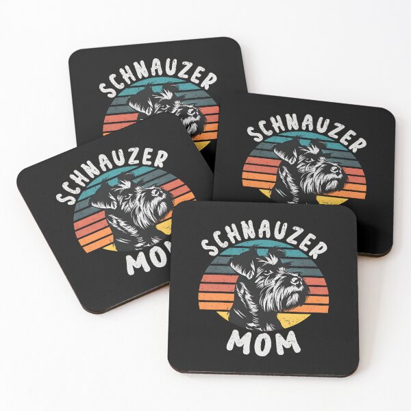 Item preview, Schnauzer Mom Vintage Retro Sunset Dog Mom designed and sold by Dmo3HarkoArt.