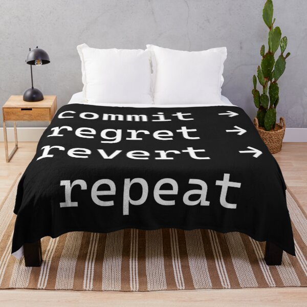 Item preview,  Commit Regret Revert Repeat Developer Cycle designed and sold by Code  Monkeys.