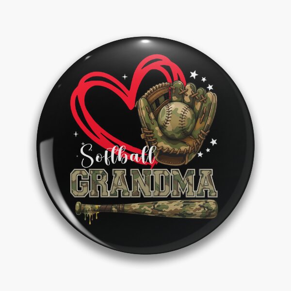 Item preview, Camo Softball Grandma Heart Design designed and sold by LashondaGreen89.