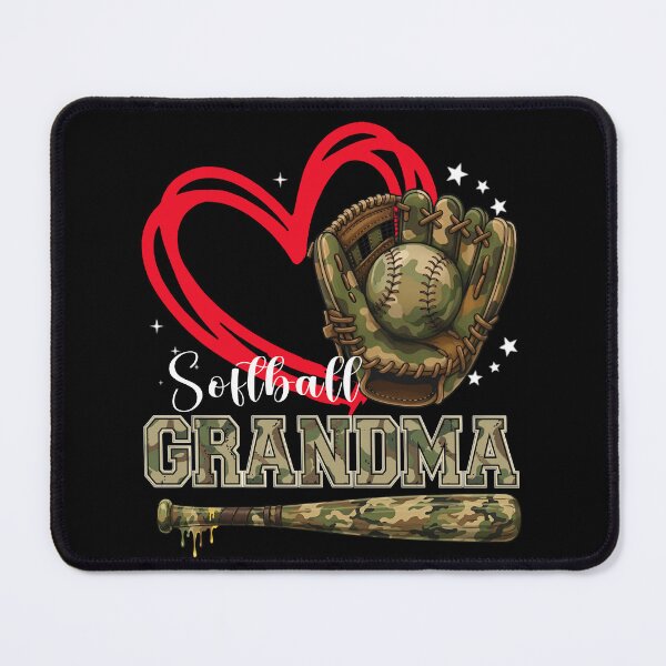 Item preview, Camo Softball Grandma Heart Design designed and sold by LashondaGreen89.