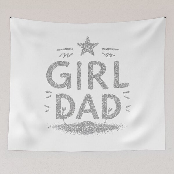 Item preview, Girl Dad Sparkle Star Vintage Aesthetic Father's Day designed and sold by EchoPrint Co..