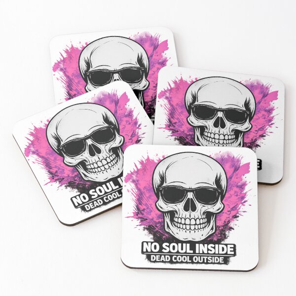 Item preview, No Soul Inside – Dead Cool Outside Skull Design designed and sold by Ecocrushstudio.