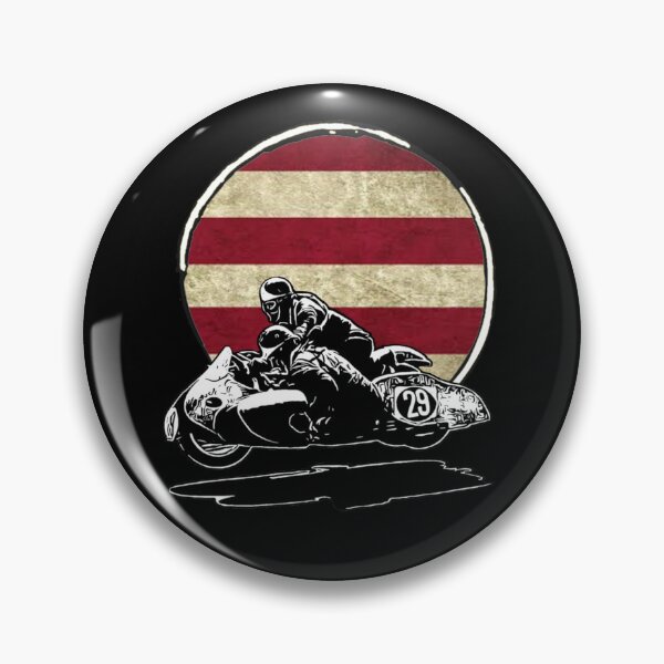 Item preview, American Stripes Vintage Sidecar Racers designed and sold by StencilMenace.