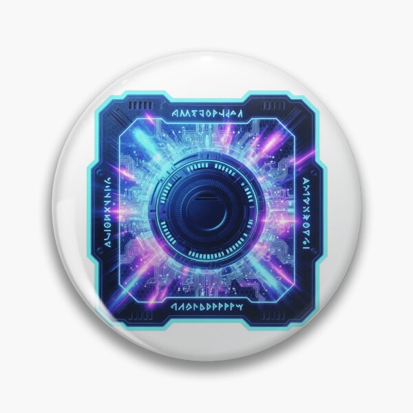 Item preview, Futuristic Alien Dial Scanner Security Panel Sticker designed and sold by octozap.