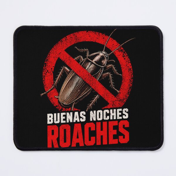 Item preview, Buenas Noches Roaches Funny Anti Bug Bilingual designed and sold by Patchina.