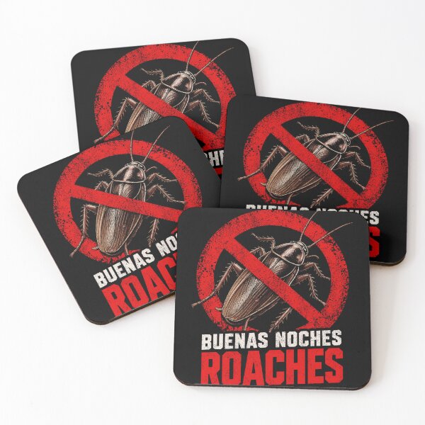 Item preview, Buenas Noches Roaches Funny Anti Bug Bilingual designed and sold by Patchina.