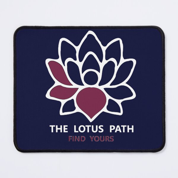 Item preview, The Lotus Path - Find Yours - Dark Version designed and sold by The Bold Line Studio.