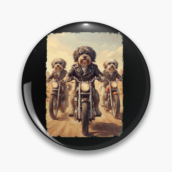 Item preview, Funny Lowchen Motorcycle Meme Dog Lover designed and sold by DoodleTortle.
