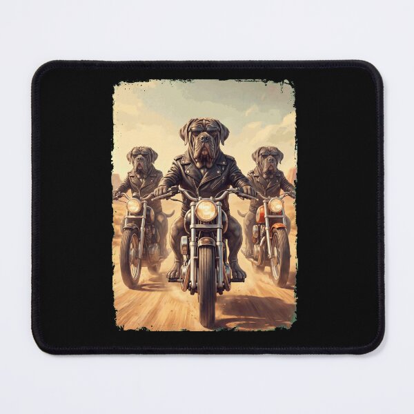Item preview, Funny Neapolitan Mastiff Motorcycle Meme Dog Lover designed and sold by DoodleTortle.