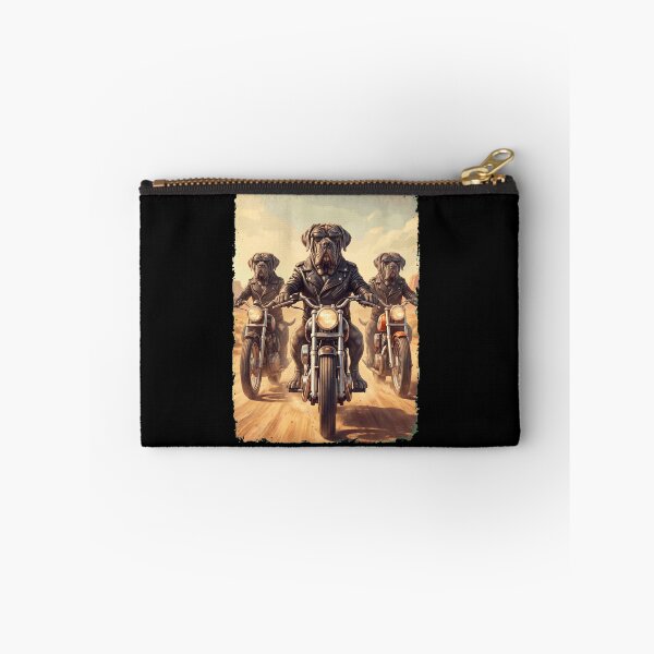 Item preview, Funny Neapolitan Mastiff Motorcycle Meme Dog Lover designed and sold by DoodleTortle.