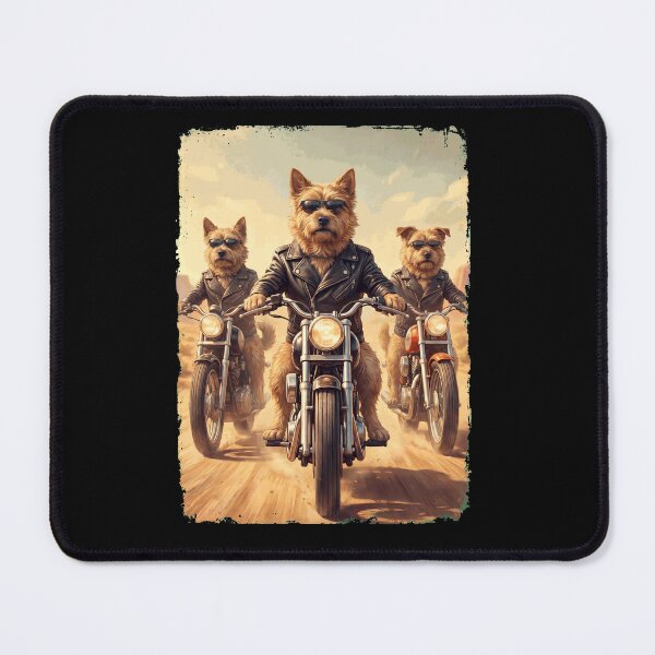 Item preview, Funny Norwich Terrier Motorcycle Meme Dog Lover designed and sold by DoodleTortle.
