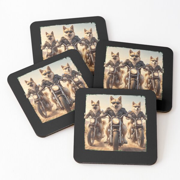 Item preview, Funny Norwegian Buhund Motorcycle Meme Dog Lover designed and sold by DoodleTortle.