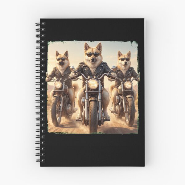 Item preview, Funny Norwegian Buhund Motorcycle Meme Dog Lover designed and sold by DoodleTortle.