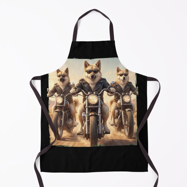 Item preview, Funny Norwegian Buhund Motorcycle Meme Dog Lover designed and sold by DoodleTortle.