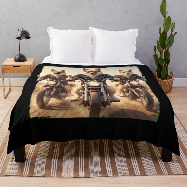 Item preview, Funny Norwegian Buhund Motorcycle Meme Dog Lover designed and sold by DoodleTortle.