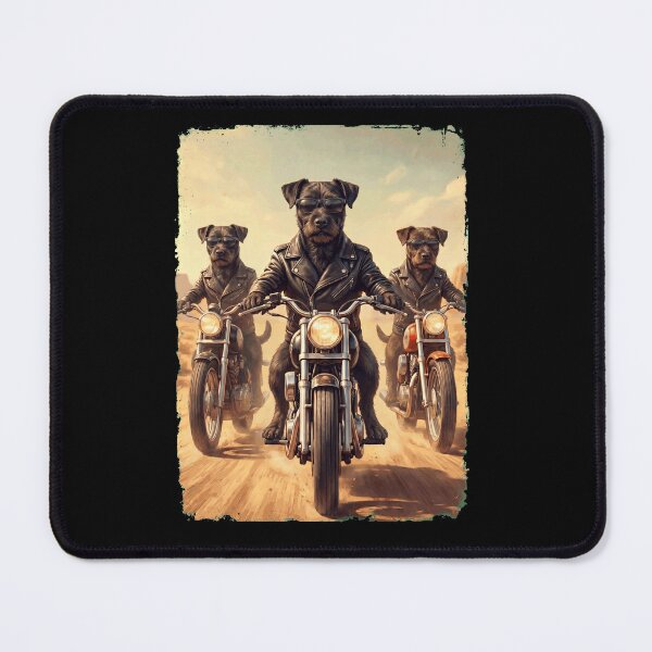 Item preview, Funny Patterdale Terrier Motorcycle Meme Dog Lover designed and sold by DoodleTortle.