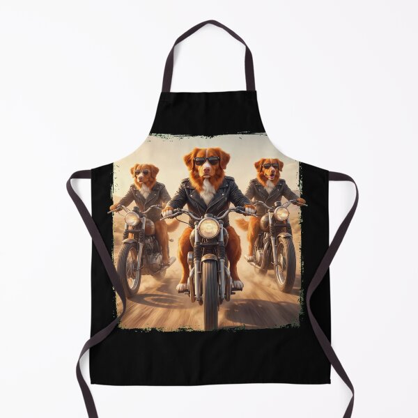 Item preview, Funny Nova Scotia Duck Tolling Retriever Motorcycle Meme Dog Lover designed and sold by DoodleTortle.