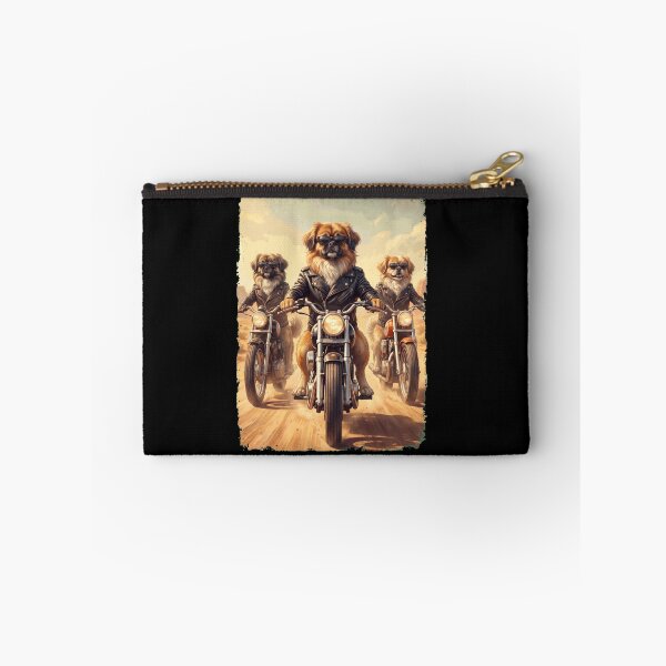 Item preview, Funny Pekingese Motorcycle Meme Dog Lover designed and sold by DoodleTortle.