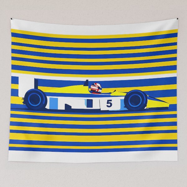 Item preview, Nigel Mansell 1986 Williams FW11 #5 F1 Car designed and sold by PitWallArt.