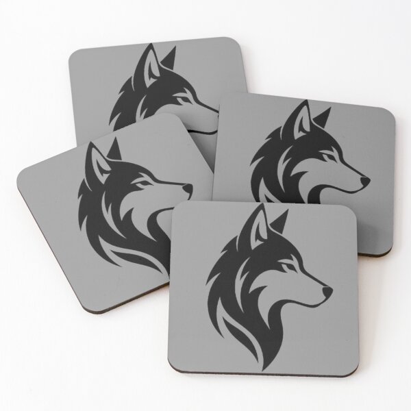 Item preview, Tribal Wolf Head Minimalist Animal Design designed and sold by GRYFFWEAR.