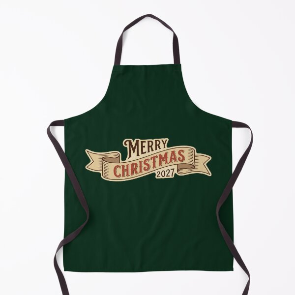 Item preview, Merry Christmas 2027: Vintage Banner Holiday Typography designed and sold by MalisoStickers.