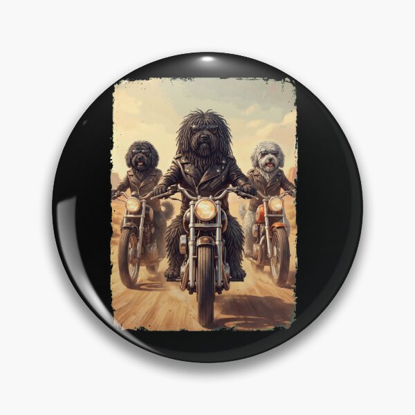 Item preview, Funny Puli Motorcycle Meme Dog Lover designed and sold by DoodleTortle.