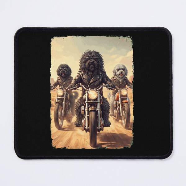 Item preview, Funny Puli Motorcycle Meme Dog Lover designed and sold by DoodleTortle.