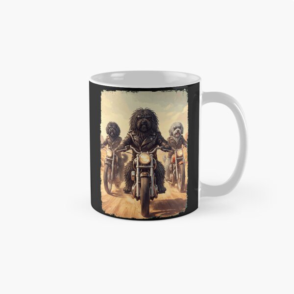 Item preview, Funny Puli Motorcycle Meme Dog Lover designed and sold by DoodleTortle.