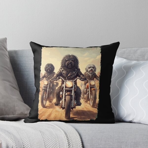 Item preview, Funny Puli Motorcycle Meme Dog Lover designed and sold by DoodleTortle.