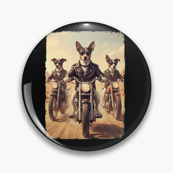 Item preview, Funny Rat Terrier Motorcycle Meme Dog Lover designed and sold by DoodleTortle.