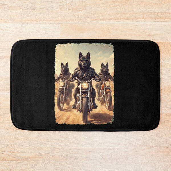 Item preview, Funny Schipperke Motorcycle Meme Dog Lover designed and sold by DoodleTortle.